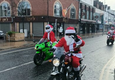Santa Ride fundraiser attracts huge crowds